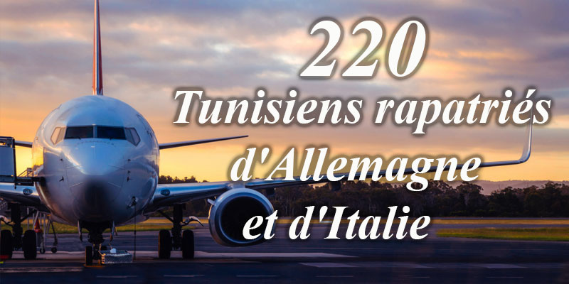 Rapatriement des tunisiens bloqués à l'étranger: Arrivée de 220 personnes à l’aéroport de Monastir