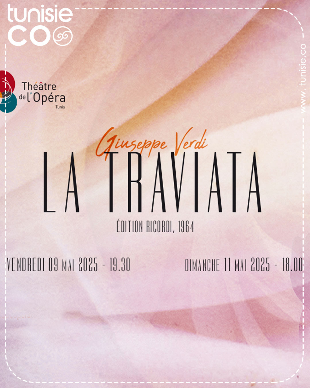  Scène de La Traviata au Théâtre de l’Opéra de Tunis