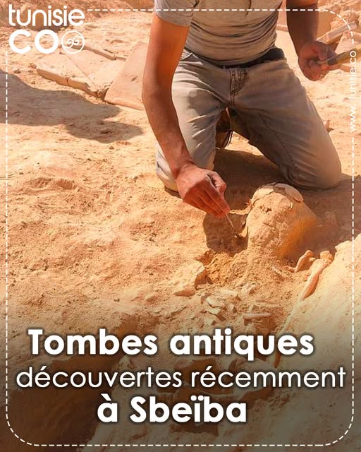 Découverte exceptionnelle de tombes antiques à Sbeïba