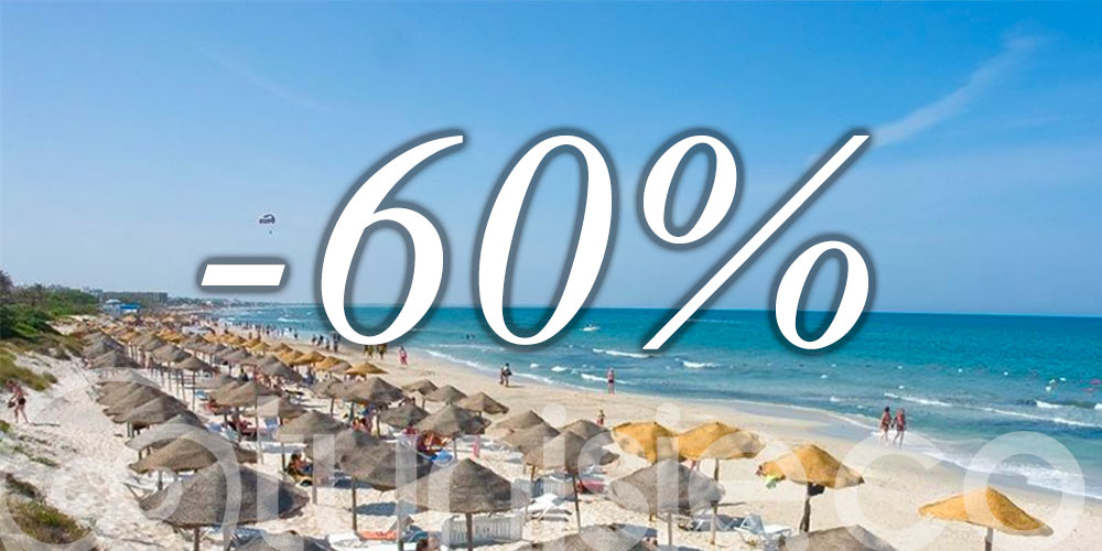Chute des recettes touristiques de 60%