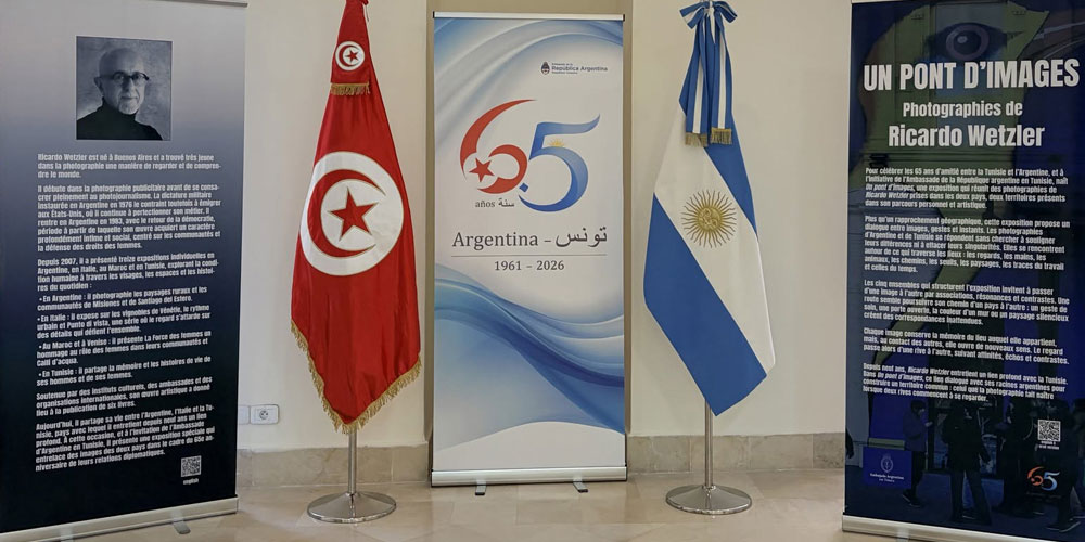 Tunisie – Argentine : une exposition photo célèbre 65 ans d’amitié entre les deux pays