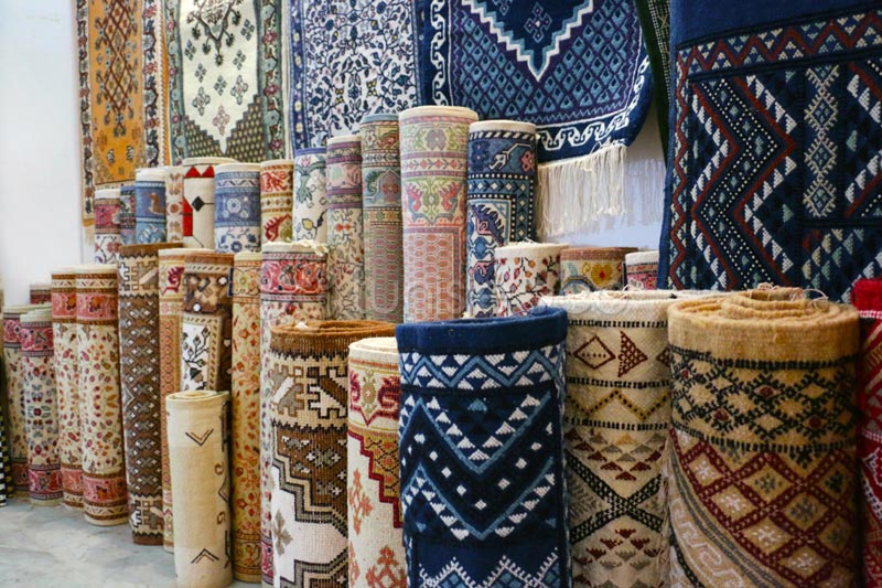 La beaut  des tapis  tunisiens 