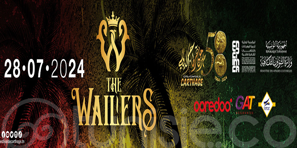 Concert The Wailers au Festival de Carthage le 28 juillet 2024