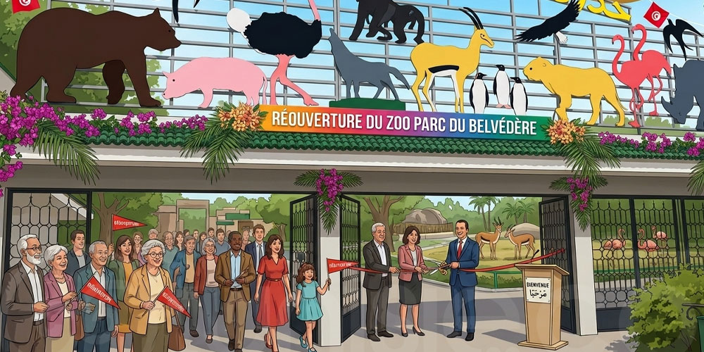 Tunis : entrée gratuite au parc du Belvédère ce week-end pour la réouverture du zoo