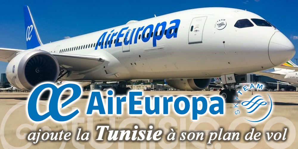 Air Europa ajoute la Tunisie à son plan de vol