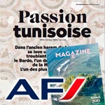 Passion Tunisoise de Gilles Kepel sur Airfrance Magazine de Décembre