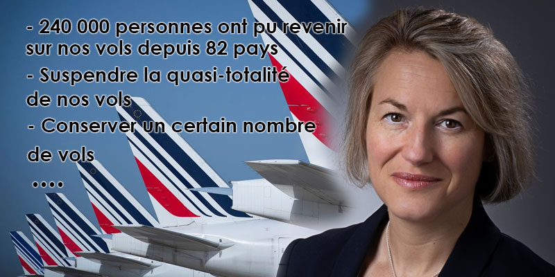Air France s'adresse à ses clients