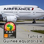 Allez supporter la Sélection tunisienne en Guinée Equatoriale avec la promo Airfrance !