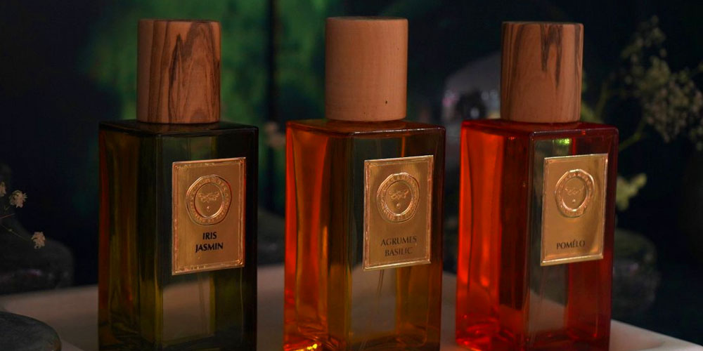 Parfums d'Orient tunisiens, avec des essences naturelles comme jasmin et fleur d'oranger