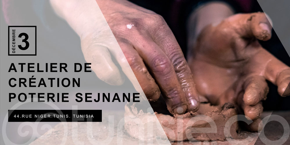 Atelier de création poterie Sejnane, le 03 décembre 2022