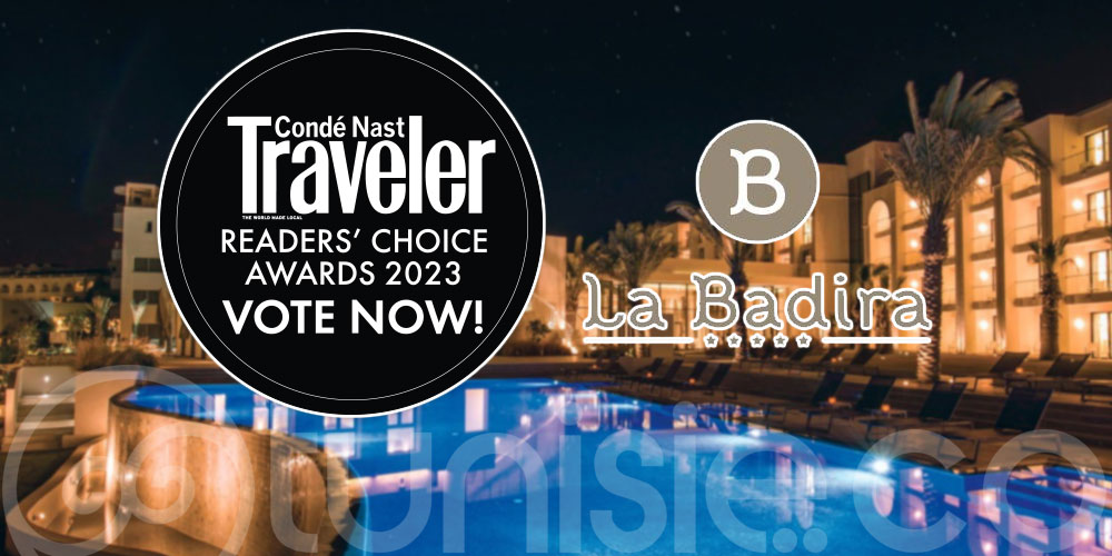 Votez pour La Badira pour le Prix Hotelier de Condé Nast Traveler Reader’s Choice Awards 2023
