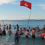  En photos : La Baignade et le Lablabi du Nouvel An Ã  Hammamet