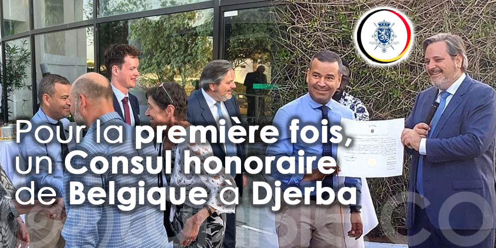 Nomination de Arbi Dardoumi Consul honoraire de Belgique à Djerba