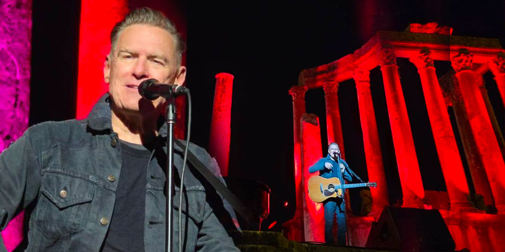 Dougga vibre au rythme de Bryan Adams devant un public international
