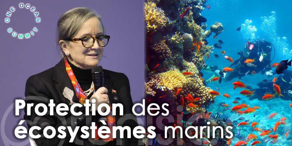 Najla Bouden évoque Les enjeux marins de la Tunisie au One Ocean Summit