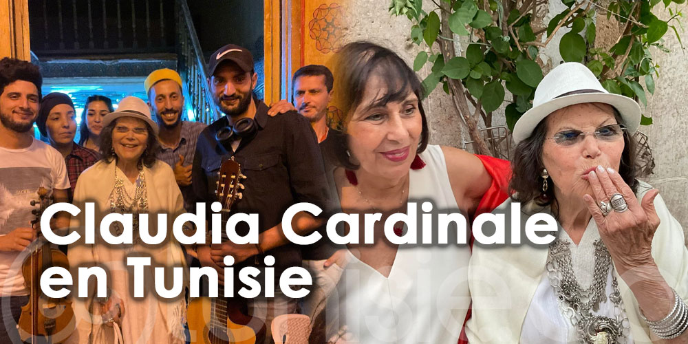 En photos: La star Claudia Cardinale visite la Médina de Tunis 
