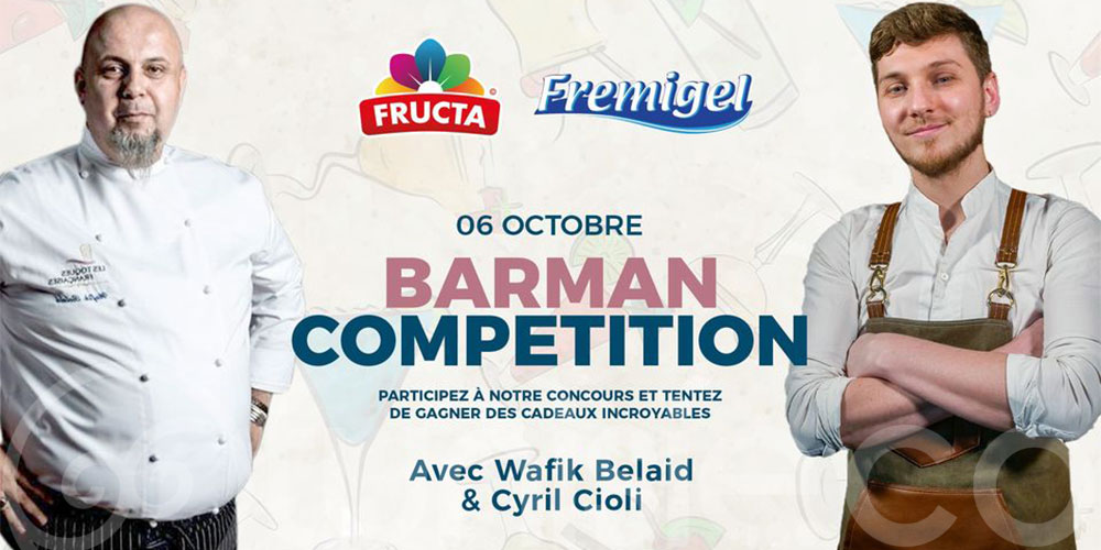 Barman compétition Fructa Le printemps du café 