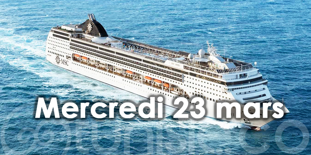 Première croisière venant de l'Italie