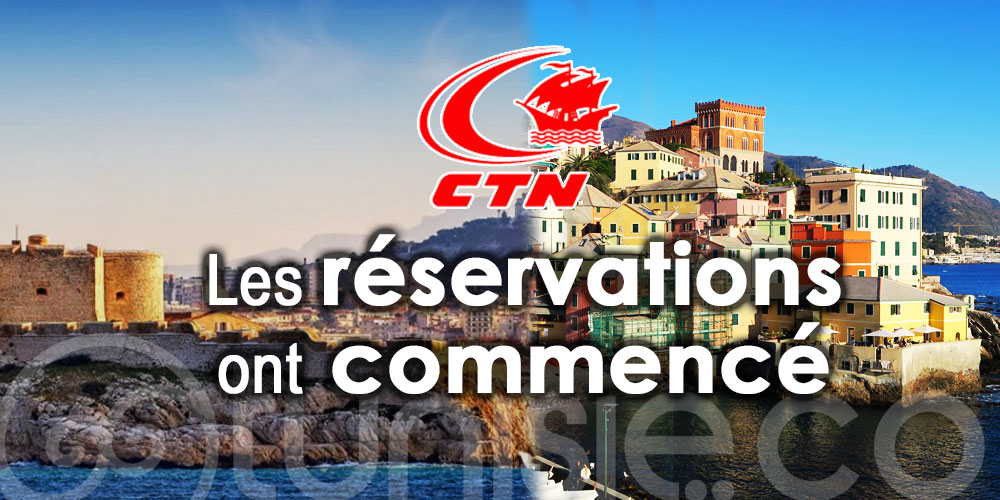 CTN : Début des réservations sur les lignes de Marseille et de Gênes vers Zarzis 