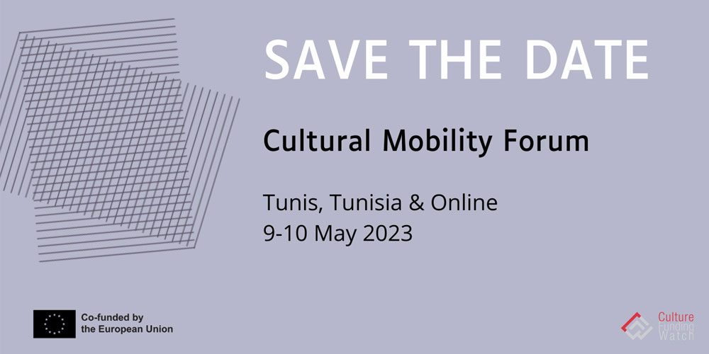 Cultural Mobility Forum les 9 et 10 mai 2023