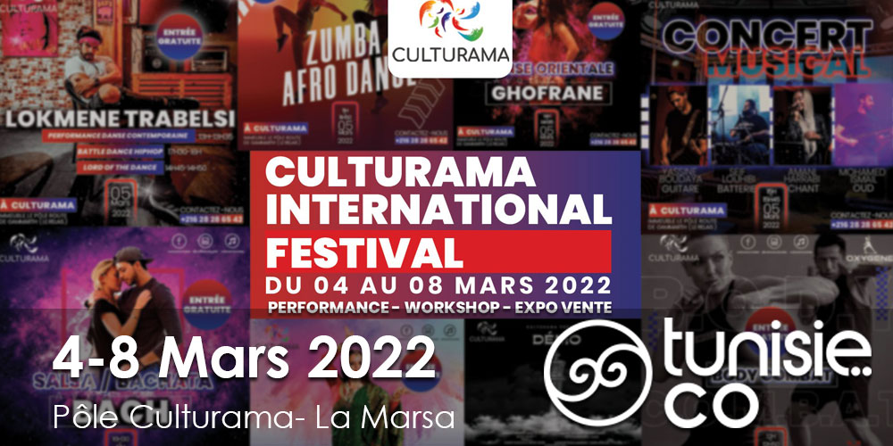  Culturama International Festival du 4 au 8 mars