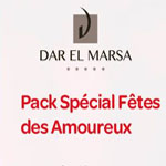 Dar El Marsa propose un pack spécial Saint Valentin 