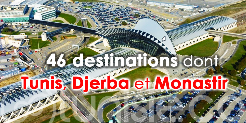 L’aéroport Lyon-Saint Exupéry connecte Tunis, Djerba et Monastir pour Noël