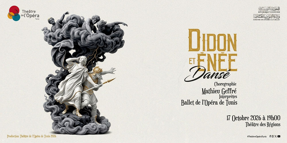  'Didon & Énée Dansé' :  légende d’elyssa prend vie sur scène Théâtre l’Opéra Tunis 
