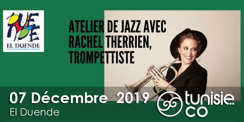 Atelier de Jazz avec Rachel Therrien le 7 Décembre