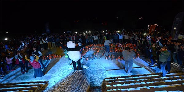 En photos : les moments forts du spectacle Earth Hour Tunisia 2017 Ã  Zaghouan