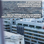 Vernissage de l'exposition photographique Rhyme is no crime Ã  l'Institut Français de Tunisie le 26 février