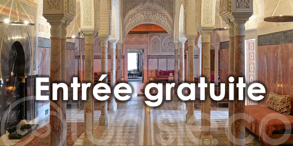 Entrée gratuite au Palais Ennejma Ezzahra