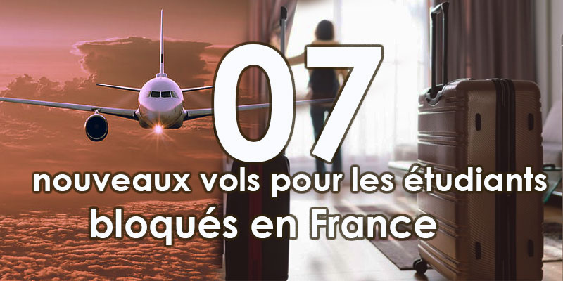 Sept nouveaux vols programmés pour le rapatriement des des étudiants Tunisiens bloqués en France