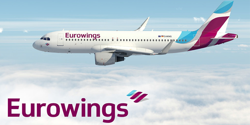Trois nouvelles lignes pour Eurowings vers la Tunisie !