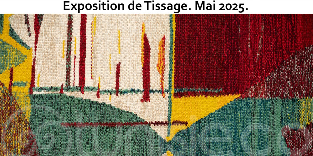 Exposition Impressions tissées de Slim Gomri chez EDIFIA Tunis