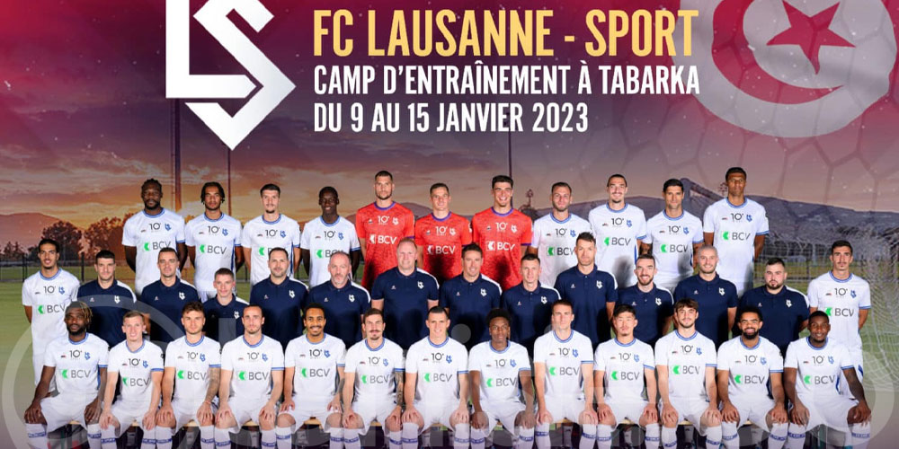 La ville de Tabarka accueille l'équipe suisse FC Lausanne-Sport