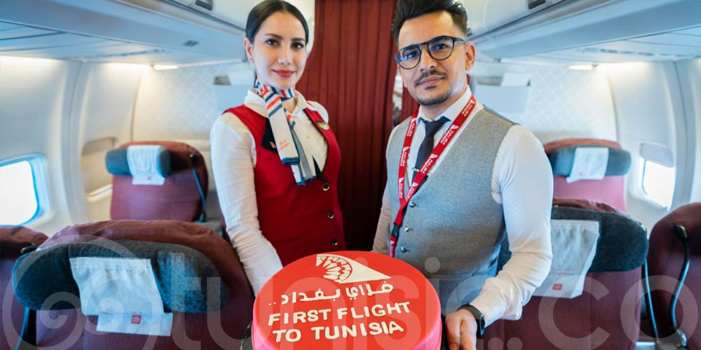 Vol direct Tunis-Bagdad : nouvel élan pour le tourisme tunisien 2025