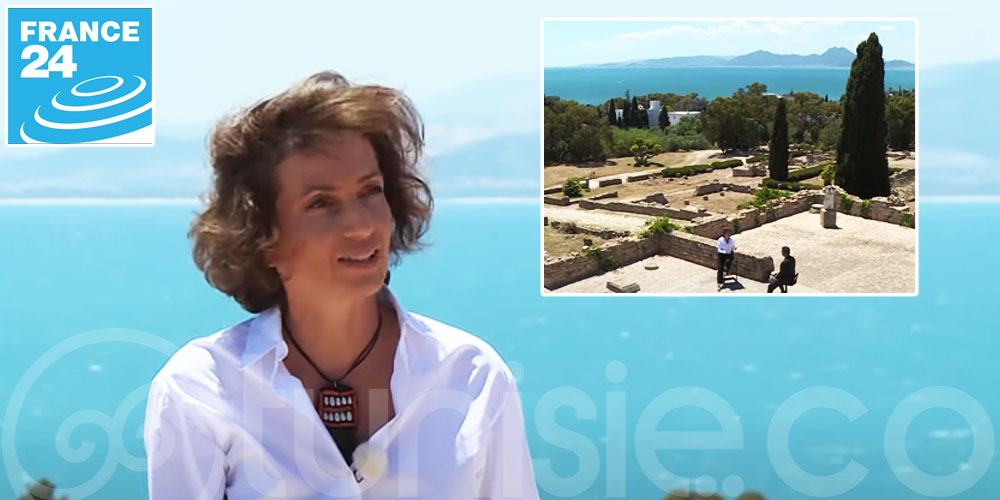 Interview sur France 24 de Audrey Azoulay directrice de l'Unesco à Carthage