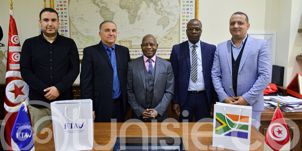 FTAV accueille l'Ambassadeur de l'Afrique du Sud en Tunisie.