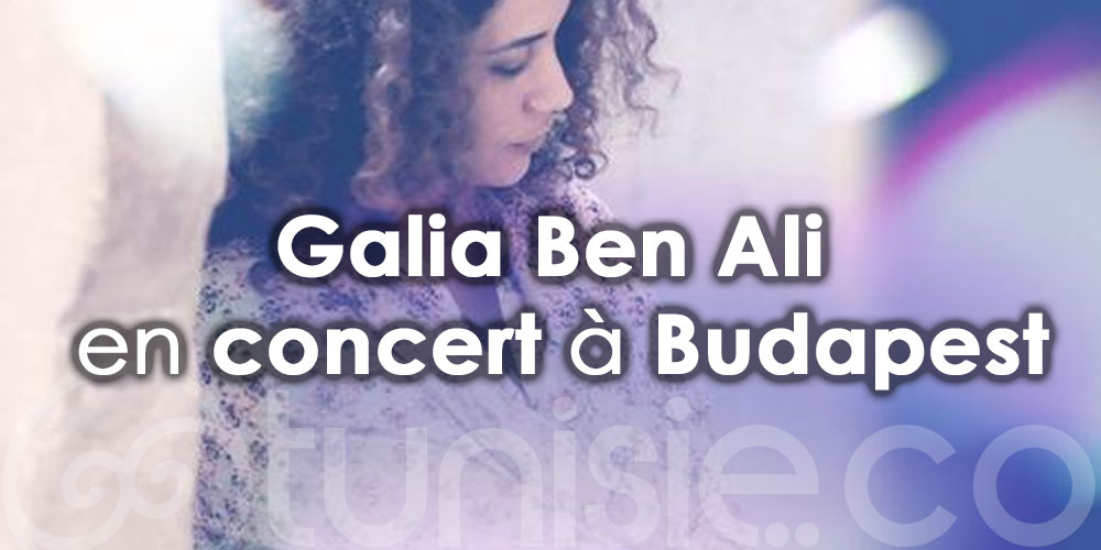 La Tunisienne Galia Ben Ali en concert à la Maison de la musique de Budapest