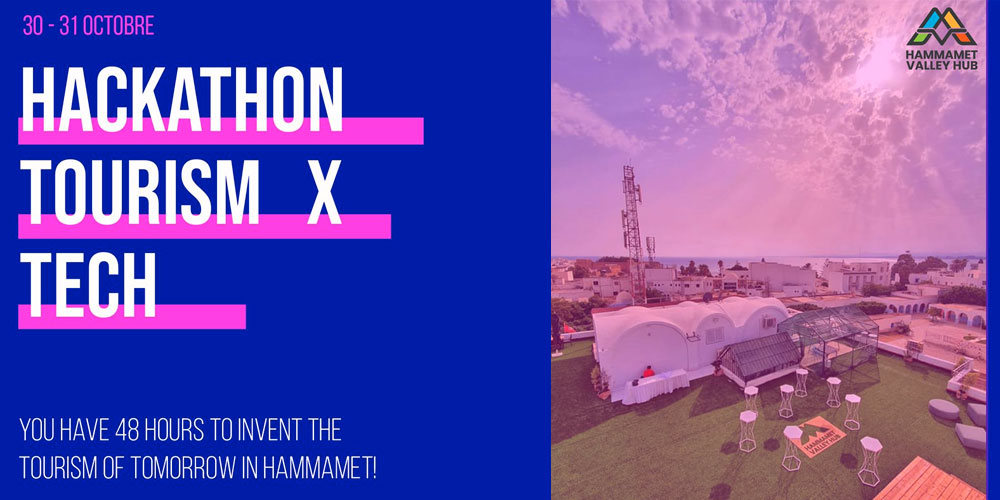 Hammamet Valley Hub organise son Hackathon Tourisme 4.0 le week-end du 30 et 31 octobre