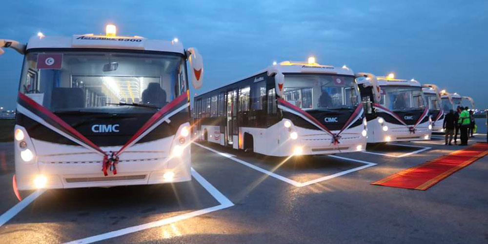 Tunisair Handling renforce sa flotte avec 5 nouveaux bus