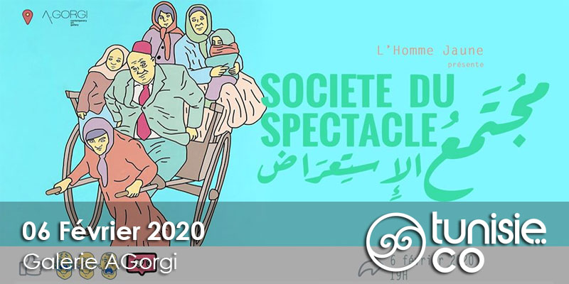 Vernissage - L'Homme Jaune - Société du spectacle le 6 Février 2020