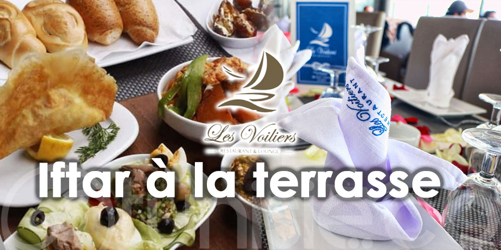 Profitez d’un iftar à la terrasse du restaurant LES VOILIERS : avec une incroyable vue sur la mer de La Goulette