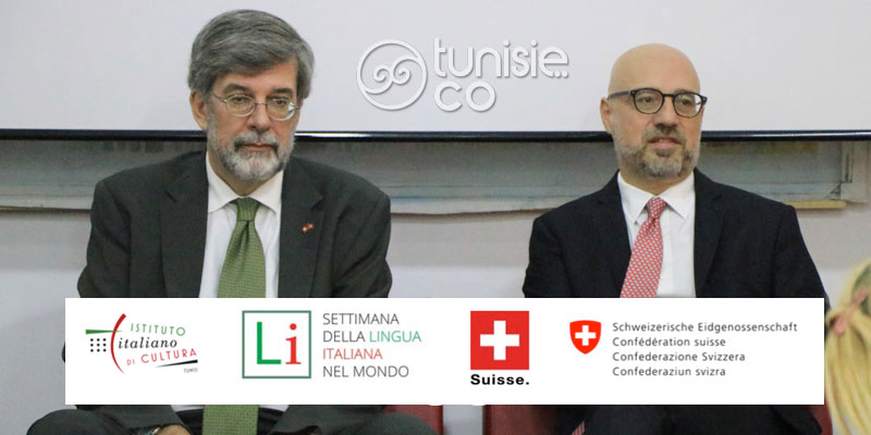 Les ambassadeurs Lorenzo Fanara et Etienne Thévoz présentent la semaine de la langue italienne