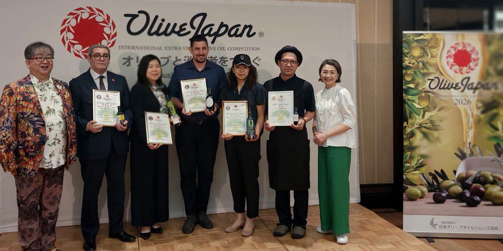 L'huile d'olive tunisienne triomphe au concours international du Japon