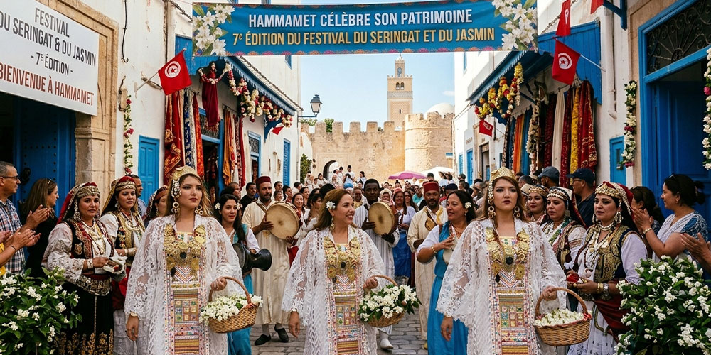 Hammamet célèbre son patrimoine avec la 7e édition du Festival du Seringat et du Jasmin