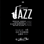 Quartet Jazz le 16 Octobre au café culturel Liber´Thé 