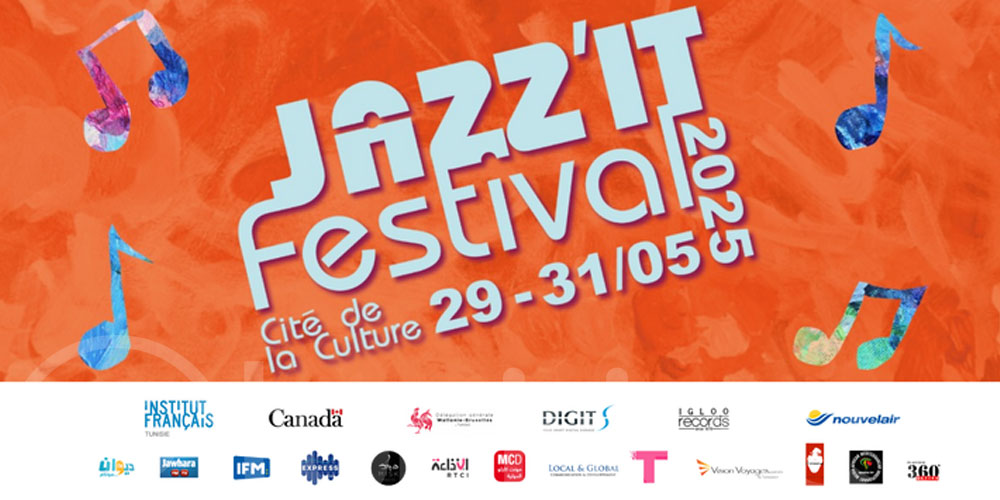 1ère édition du Jazz’it Festival à Tunis du 29 au 31 mai 2025