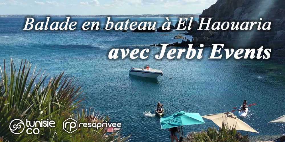 Explorez les merveilles d'El Haouaria avec Jerbi Events: Balade en bateau et découverte des criques paradisiaques